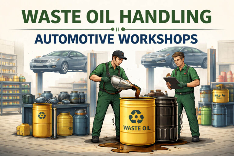 Waste Oil Handling in Automotive Workshops: A Practical Guide to Safe, Compliant, and Efficient Management