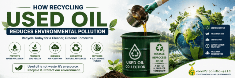How Recycling Used Oil Reduces Environmental Pollution: A Sustainable Solution for Modern Waste Management