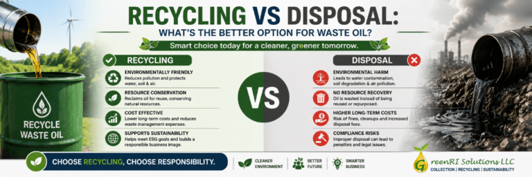 Recycling vs Disposal: What’s the Better Option for Waste Oil?