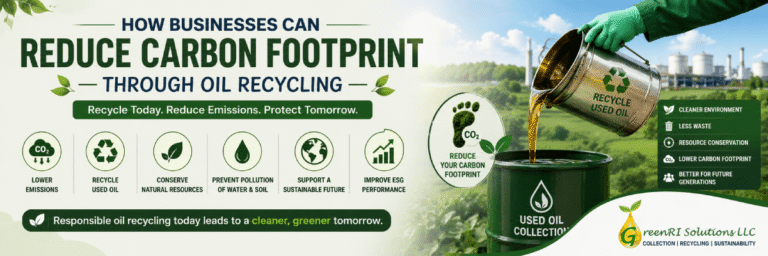 How Businesses Can Reduce Carbon Footprint Through Oil Recycling